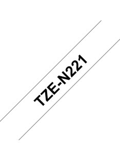 Brother TZe-N221 P-touch szalag (9mm) Black on White - 8m