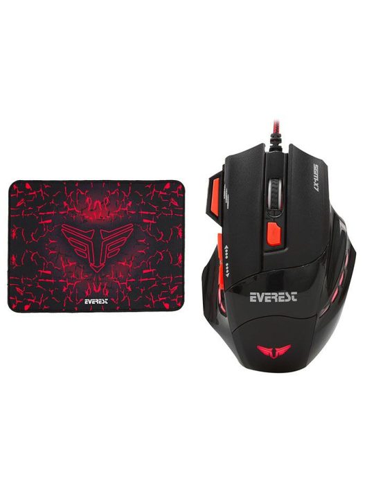 Rampage Everest SGM-X7 Gaming mouse Set Black