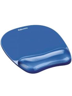 Fellowes Crystal Gel Egérpad Blue