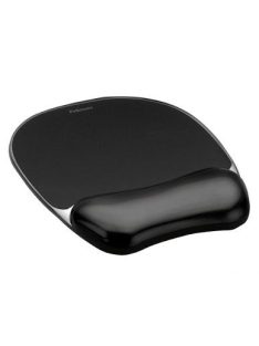 Fellowes Crystal Gel Egérpad Black