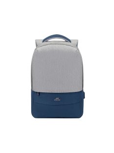   RivaCase 7562 Anti-theft Laptop Backpack 15,6" Grey/Dark Blue