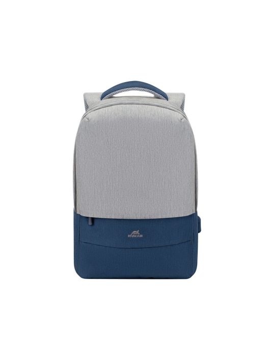 RivaCase 7562 Anti-theft Laptop Backpack 15,6" Grey/Dark Blue