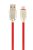 Gembird CC-USB2R-AMmBM-2M-R microUSB Premium rubber charging and data cable 2m Red