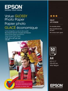 Epson Value 183g A4 20db Fényes Fotópapír