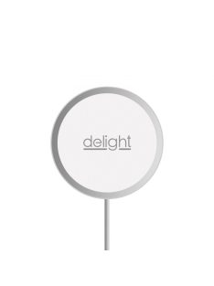   Delight Mágneses vezeték nélküli töltőpad Type-C Silver