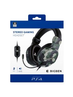 Bigben Interactive Stereo Gaming Headset V3 Camo Green (PS4)