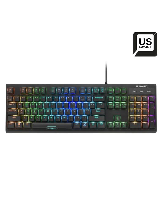 Sharkoon Skiller SGK30 RGB Red Switch mechanical gaming keyboard Black US