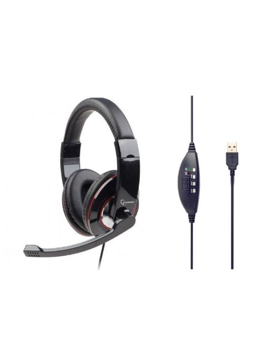 Gembird MHS-U-001 Headset Glossy Black