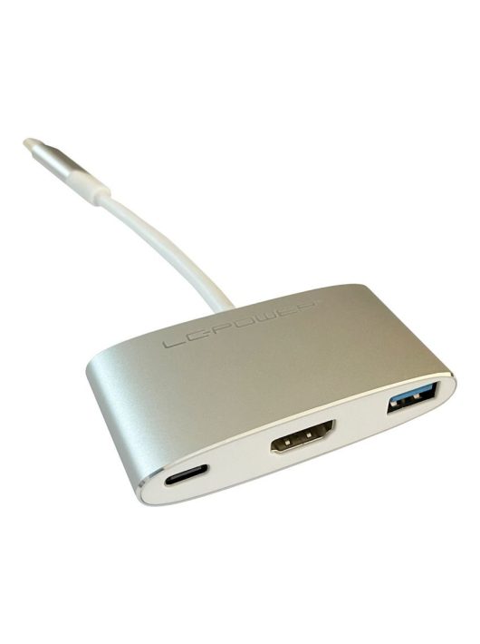 LC Power LC-HUB-C-MULTI-4 USB hub External USB type C hub with USB 3.0, HDMI and PD port