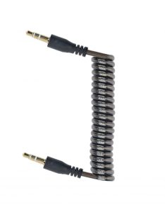 Gembird CCA-405-6 3.5mm stereo spiral audio cable 1,8m Black