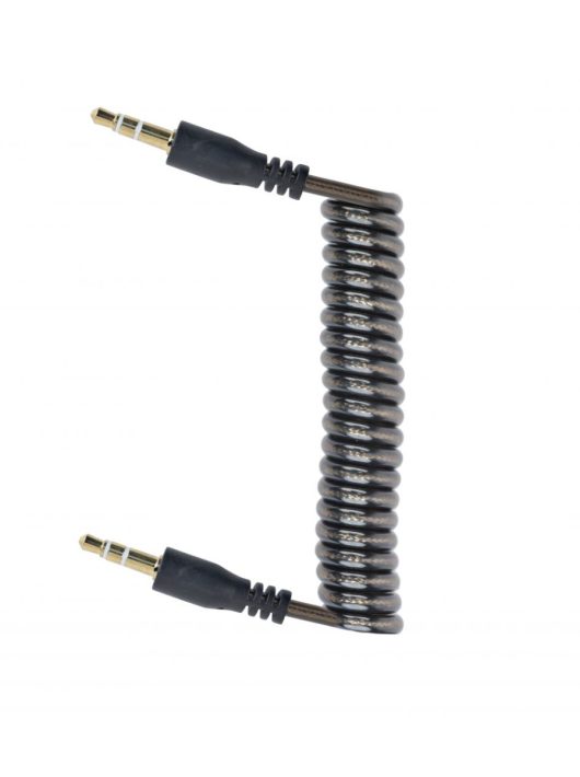 Gembird CCA-405-6 3.5mm stereo spiral audio cable 1,8m Black