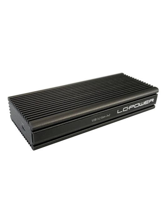 LC Power LC-M2-C-NVME-2X2 - M.2 NVMe SSD Enclosure Black