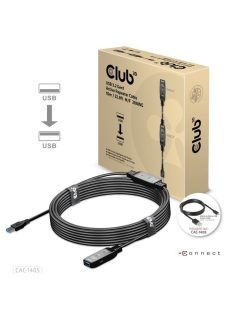 Club3D USB 3.2 Gen1 Active Repeater Cable 10m Black