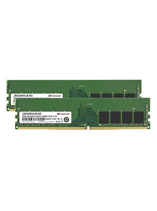 Transcend 16GB DDR4 3200MHz Kit(2x8GB) JetRam 