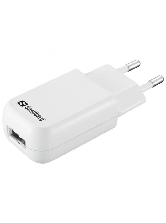 Sandberg Mini AC charger USB 1A EU Fehér
