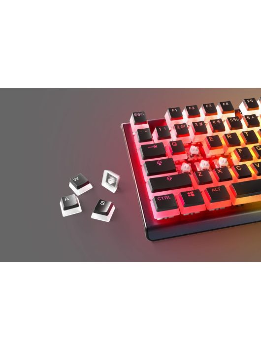 Steelseries PrismCAPS Universal Double Shot PBT Keycaps Black UK