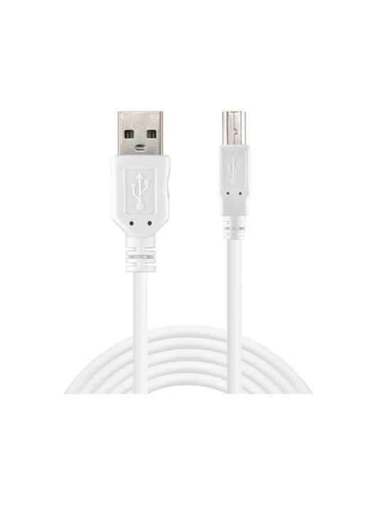 Sandberg USB 2.0 A-B 2m SAVER White