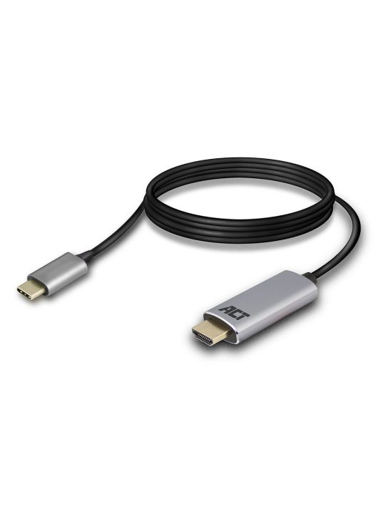 ACT AC7015 USB-C to HDMI 4K connection cable 1,8m Black