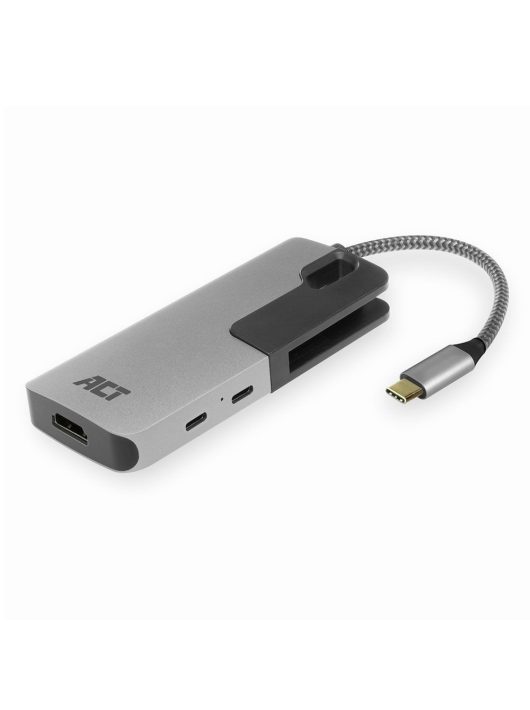 ACT AC7021 USB-C to HDMI 4K adapter Hub & Card Reader