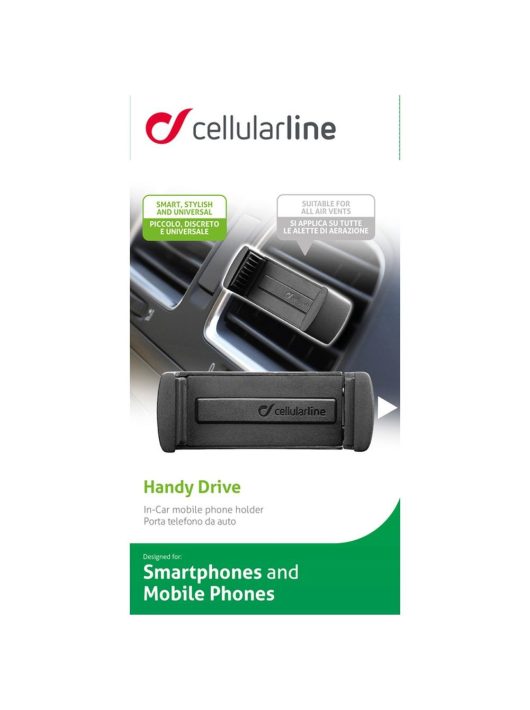 Cellularline Universal ventilation holder Handy Drive, black