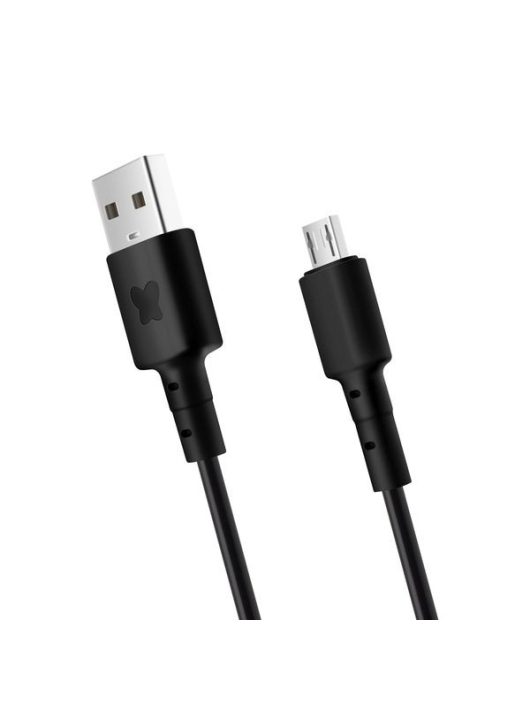 Bonbon DBone data and charging cable with USB/micro USB connectors 1m black