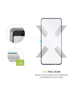   FIXED Üvegfólia Képernyővédő Full-Cover Samsung Galaxy M62, full screen bonding, Fekete