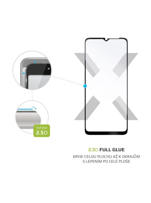 FIXED Üvegfólia Képernyővédő Full-Cover  Samsung Galaxy A32 5G, full screen bonding Fekete