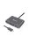 Sandberg USB-C Dock 2xHDMI+1xVGA+USB+PD Gray