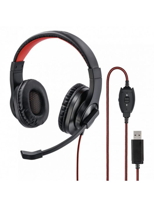 Hama HS-USB400 PC Headset Black