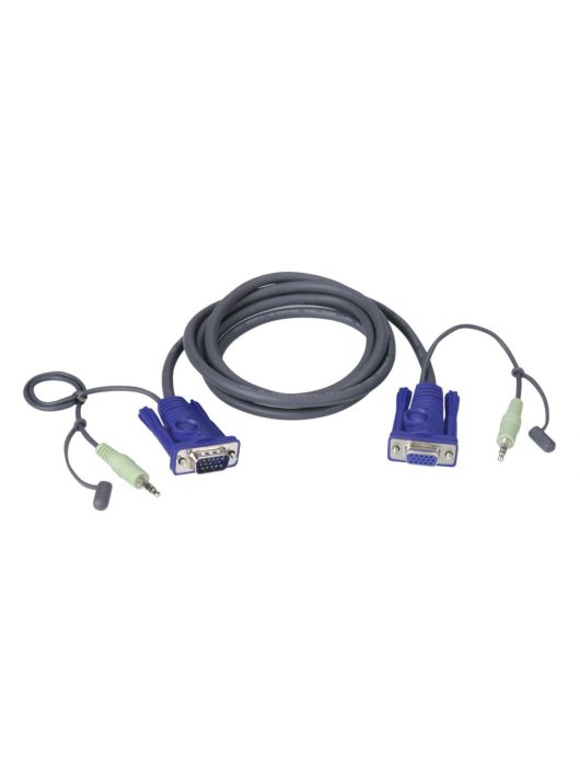 ATEN VanCryst KVM VGA Cable with Audio 1,8m