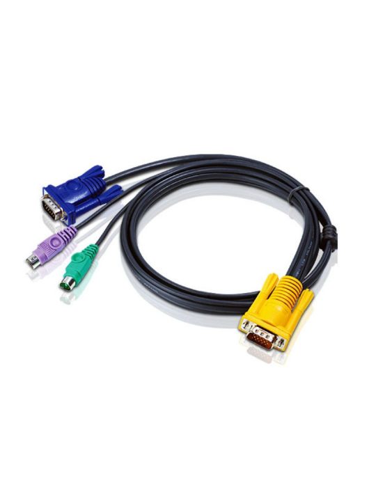 ATEN PS/2 KVM Cable with 3 in 1 SPHD 3m Black