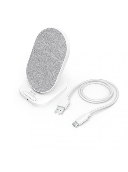 Hama QI FABRIC FC-10S Wireless Charger 10W White