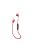 Maxell BT100 Solid Bluetooth Earphone Red