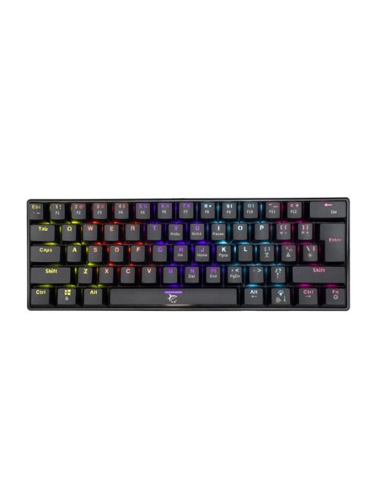 White Shark GK-2022B Shinobi Red Switches Mechanical 60% Gaming Keyboard Black HU