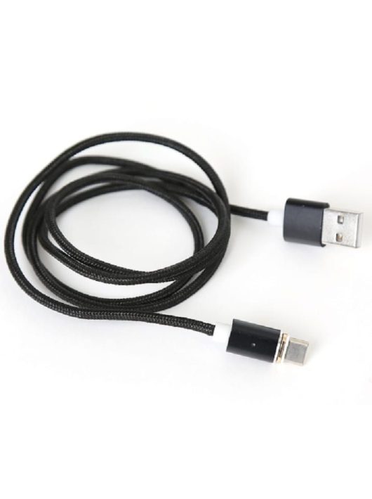 Platinet Micro USB to USB Magnetic Plug Cable 1m Black