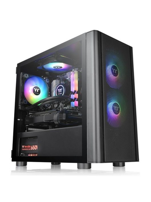 Thermaltake V150 ARGB Tempered Glass Breeze Edition Black