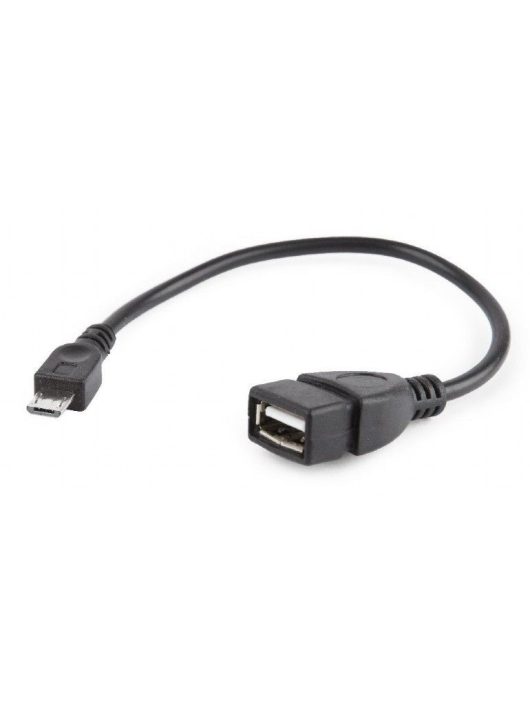 Gembird USB OTG AF to Micro BM Cable 0,15m Black