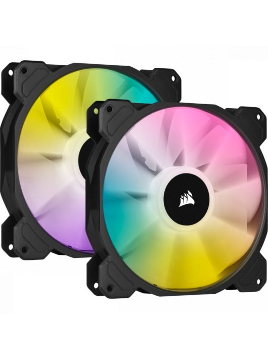 Corsair iCUE SP140 RGB ELITE Performance 140mm PWM Fan Dual Fan Kit with Lighting Node CORE