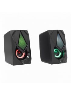 White Shark Beat RGB Speaker Black