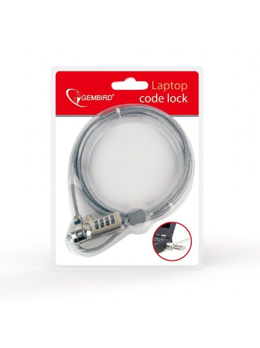 Gembird LK-CL-01 4-digit Combination Cable Lock for Notebooks 