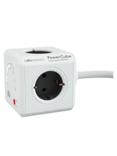   Allocacoc PowerCube Extended Wifi Hálózati Elosztó 4DIN 1,5m Trolley Grey