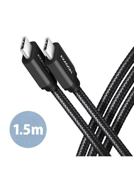 AXAGON BUCM3-CM15AB Speed USB-C > USB-C 3.2 Gen 1 Cable 1,5m Black