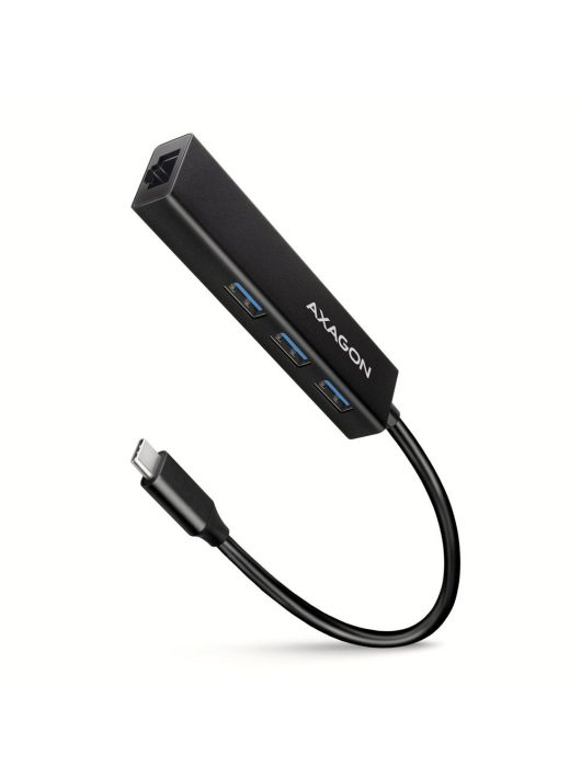 AXAGON HMC-GL3A SuperSpeed USB-C hub + Gigabit LAN Black