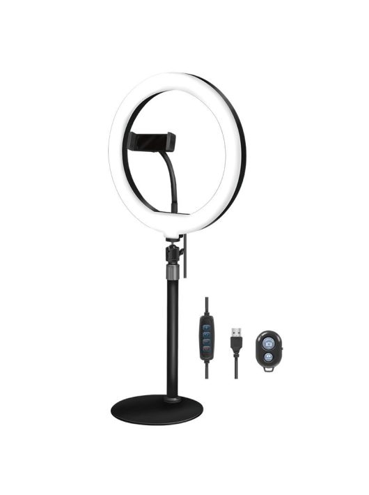 Logilink 25cm LED Ring Light with Lighting Controls and  Remote Control