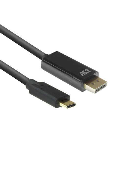 ACT AC7325 USB-C to DisplayPort adapter cable 2m Black