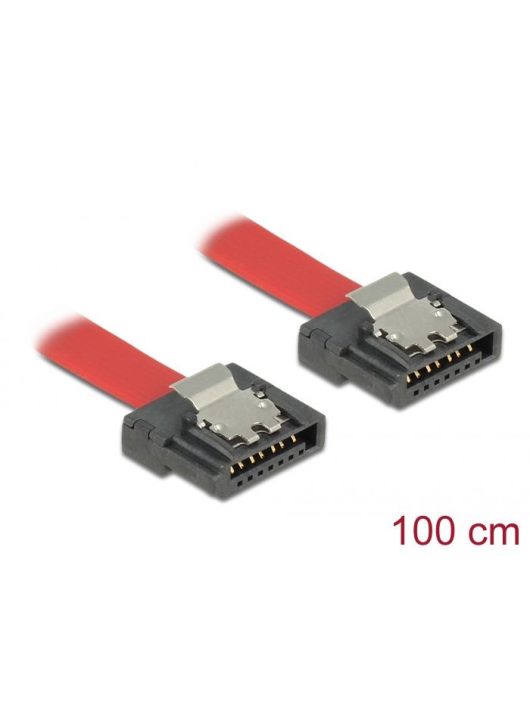 DeLock SATA 6 Gb/s Cable 100cm Red FLEXI