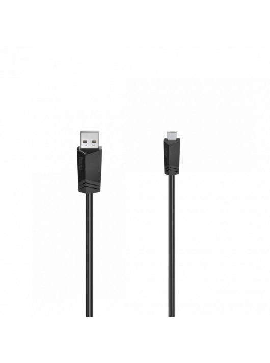 Hama Fic miniUSB cable 1,5m Black