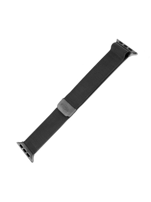 FIXED szíj rozsdamentes hálóval Apple Watch 42/44mm órához, fekete