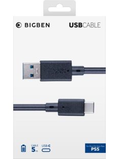   Bigben Interactive PS5 USB-C Charging and Data Cable 5m Black