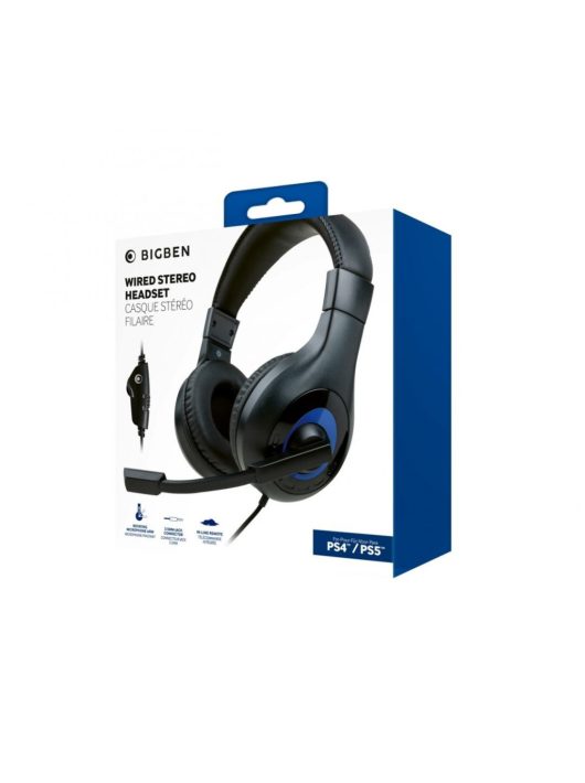 Bigben Interactive Stereo Gaming Headset V1 PS4/PS5 Black